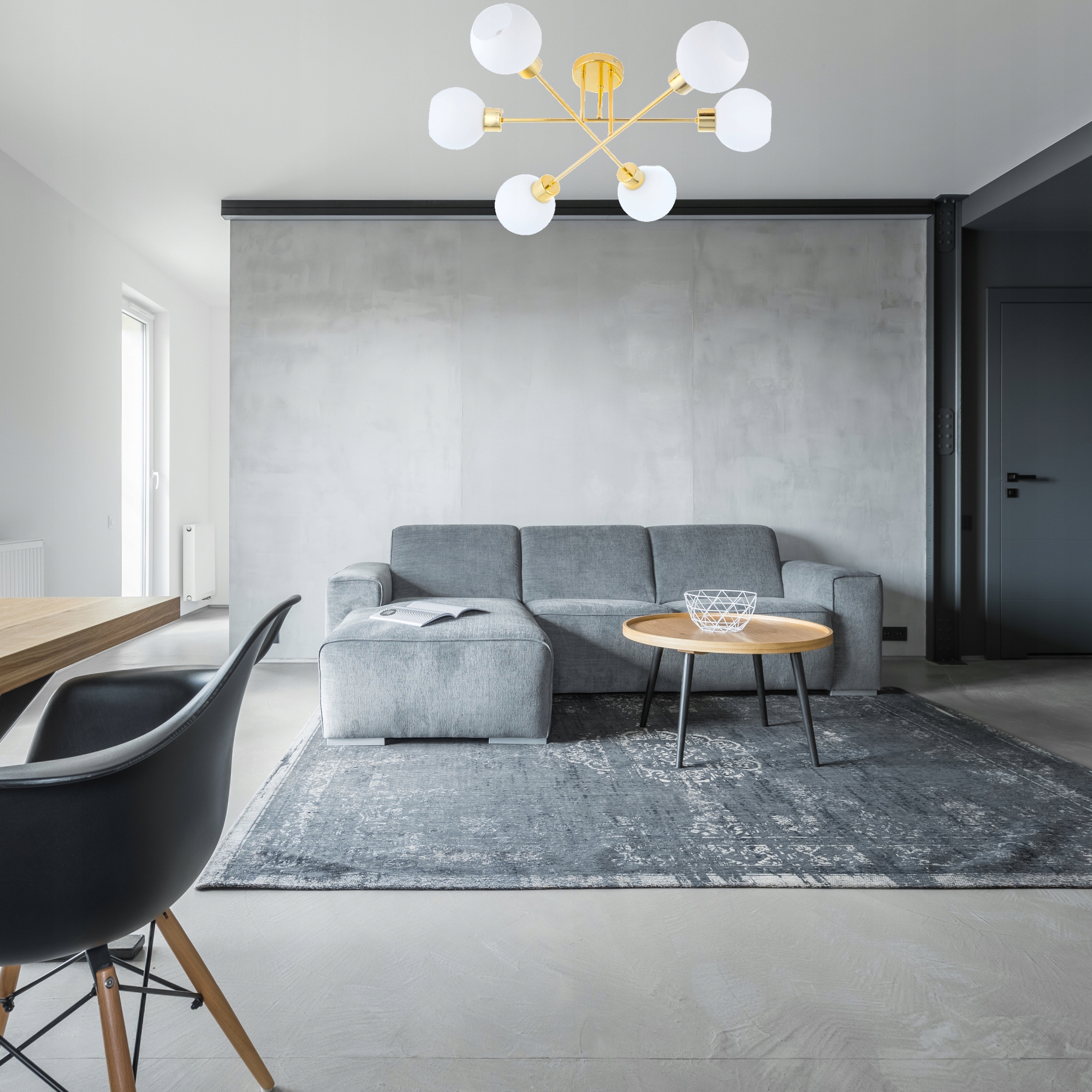 LAMPA WiSZĄCA SUFITOWA PLAFON ŻYRANDOL ZŁOTA KULE Kolekcja Venus