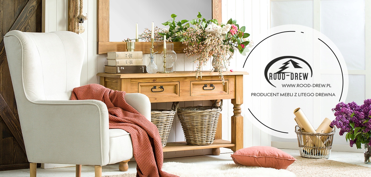 Duża drewniana komoda SEL19 Wysokość mebla 88 cm