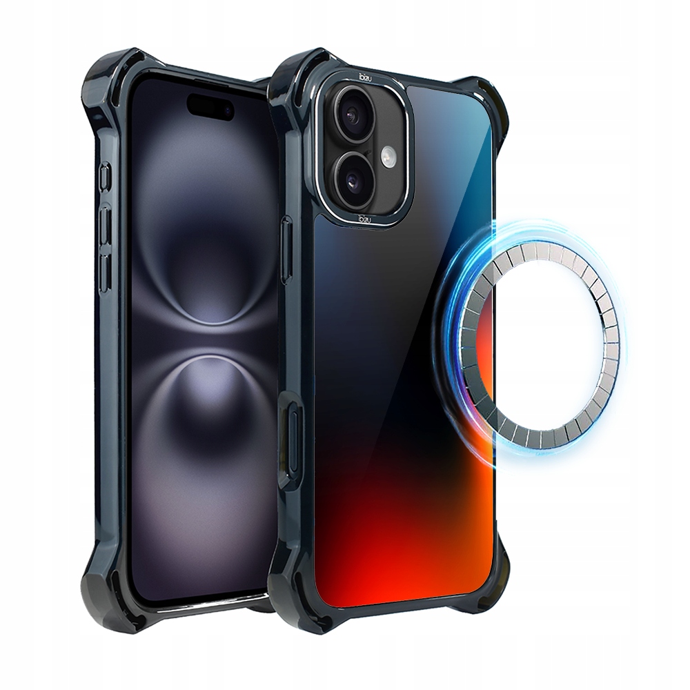 Pouzdro Ibizu DropGuard Ultra pro iPhone 16 s MagSafe, půlnočně modré