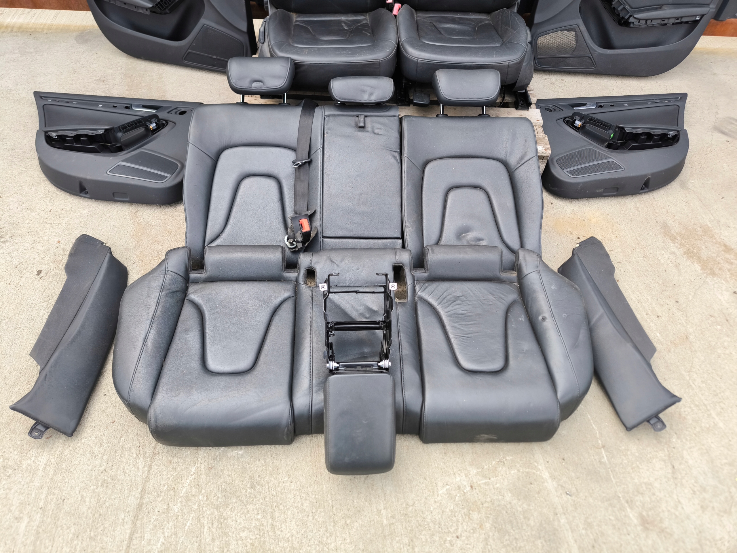 Sitz Sitze AUDI A4 B8 KOMPLET Leder ohne Hitzung !!! *2