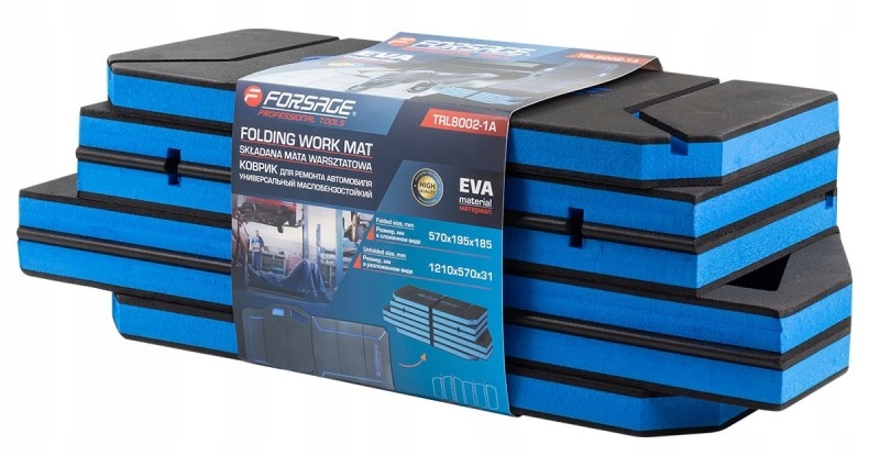 MATA PODUSZKA LEŻANKA SKŁADANA PIANKA WARSZTATOWA 1210x570x31mm Marka Forsage