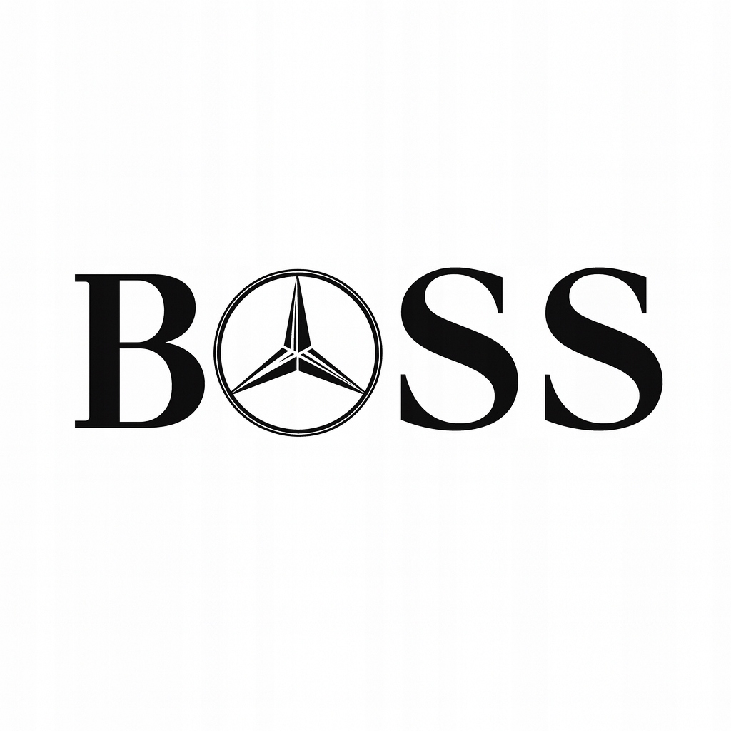 Boss Mercedes naklejka na auto