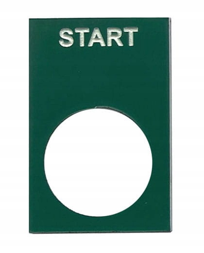 Tabliczka opisowa TK4530 START z taśmą 3M