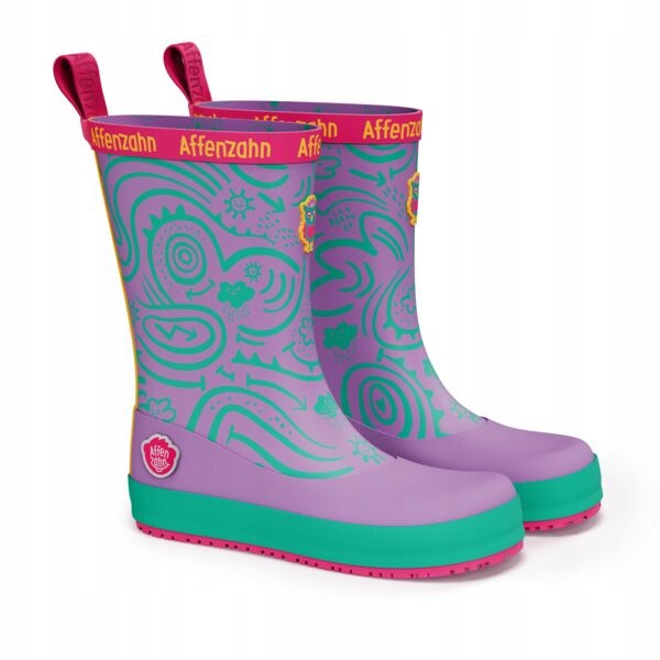 Affenzahn kalosze dziecięce Barefoot Raiboot Vegan Plashy Owl rozm. 23