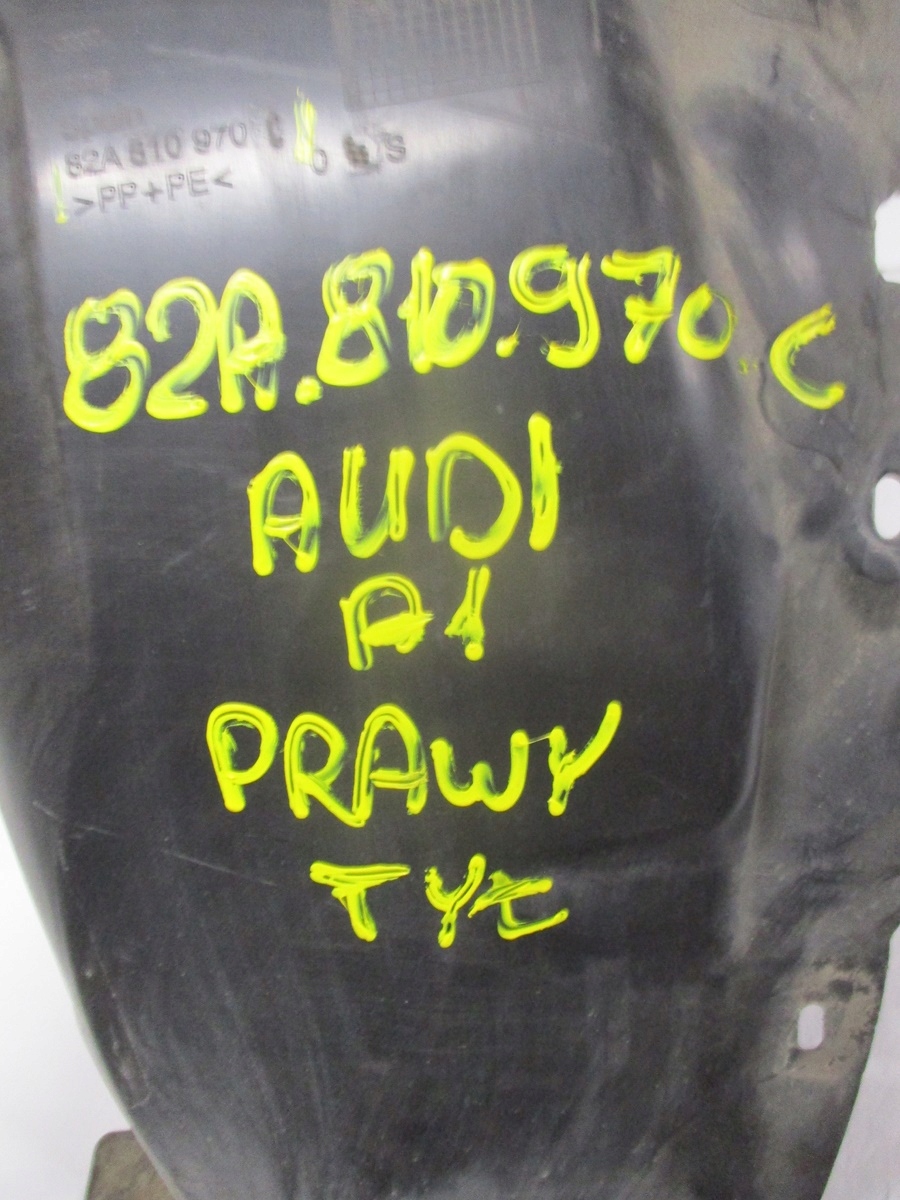 mudguard AUDI A1 82A 82A810970C 82A810969C rear part rear.