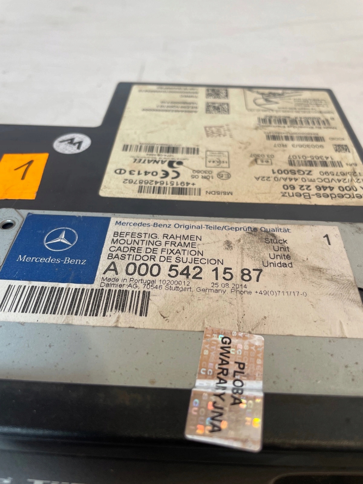 Tachograf FleetBoard TiiRec.pro Mercedes Actros MP4