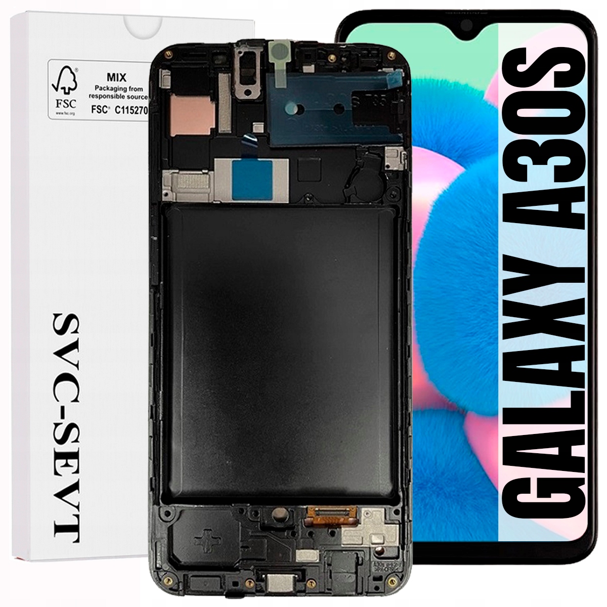 Displej Pro Samsung Galaxy A30S A307 Originál LCD Rámeček