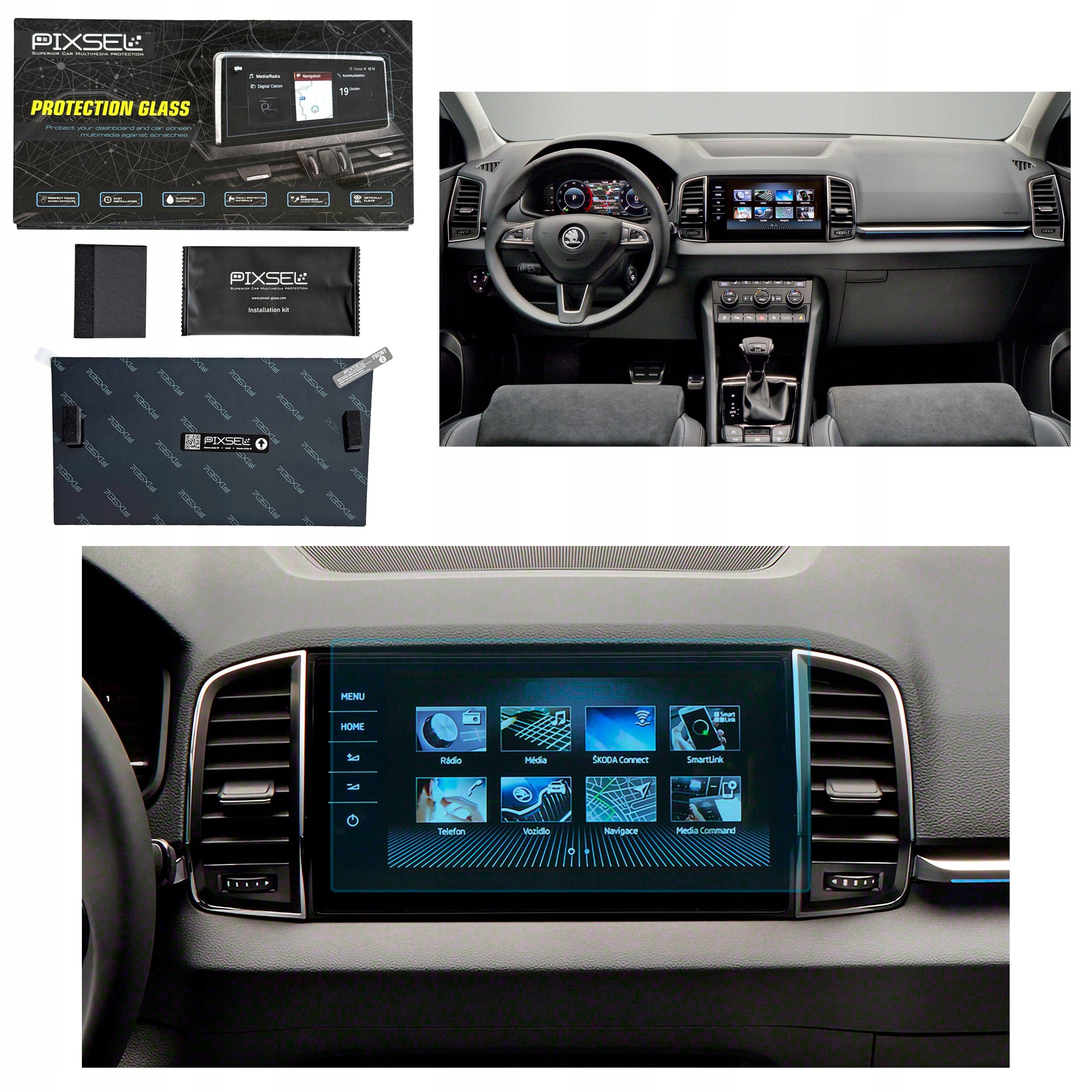 Antyodciskowe Matowe Szkło Ochronne Skoda KAROQ-11.3“ 2022-na monitor