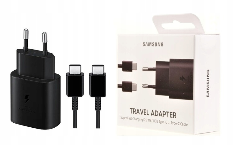 

Oryginalna szybka Ładowarka Samsung S21 + kabel