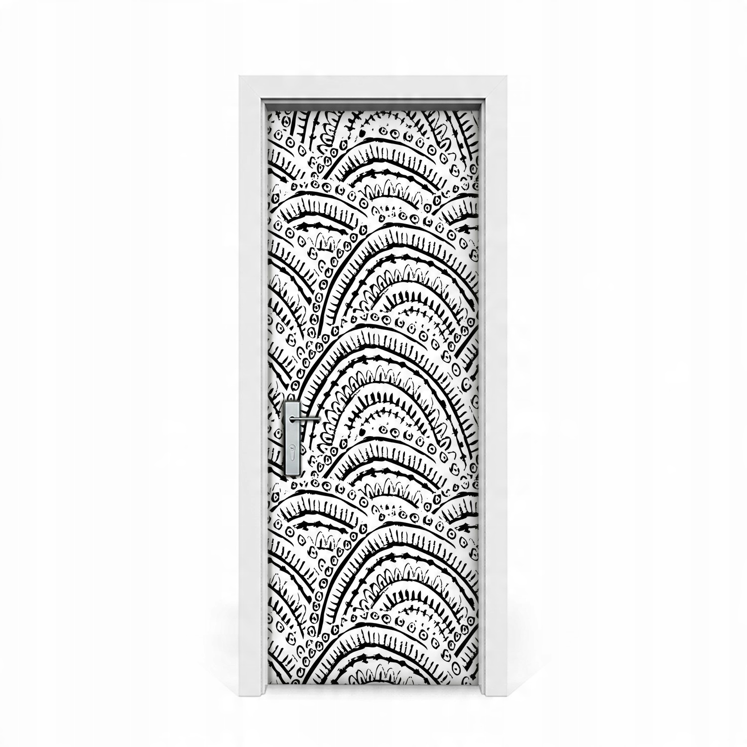 

Fototapeta naklejka drzwi Rysowany wzór 75x205