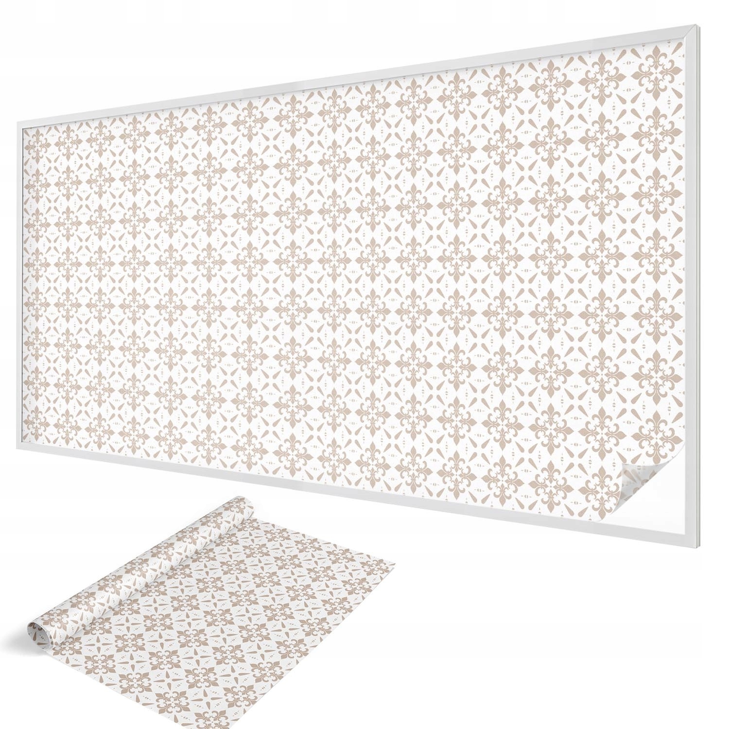 Fólie Samolepicí Mléčná Dekorativní Elegantní vzory 200x100