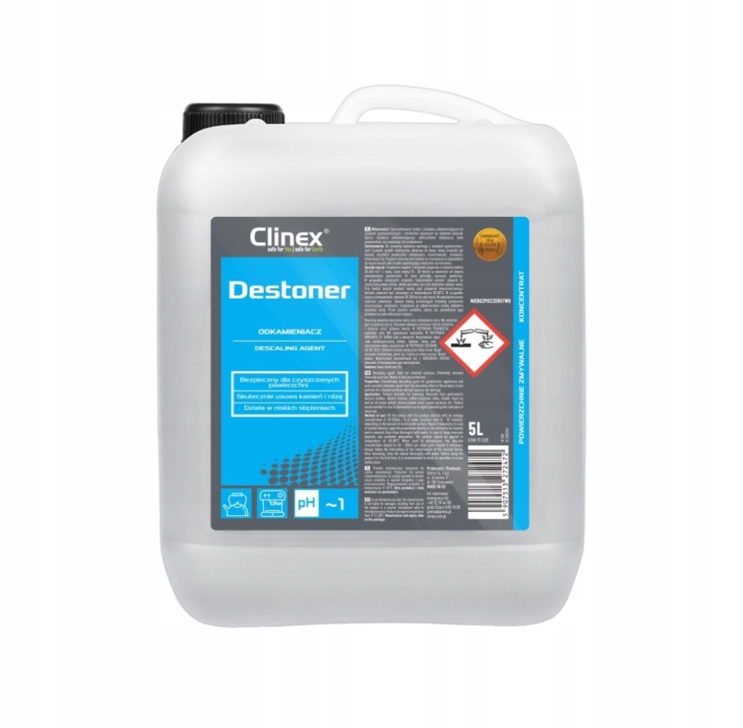 Levně Clinex Destoner 5L Odvápňovací Přípravek