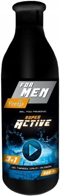 

Poezja Men Żel pod Prysznic Active 500ml