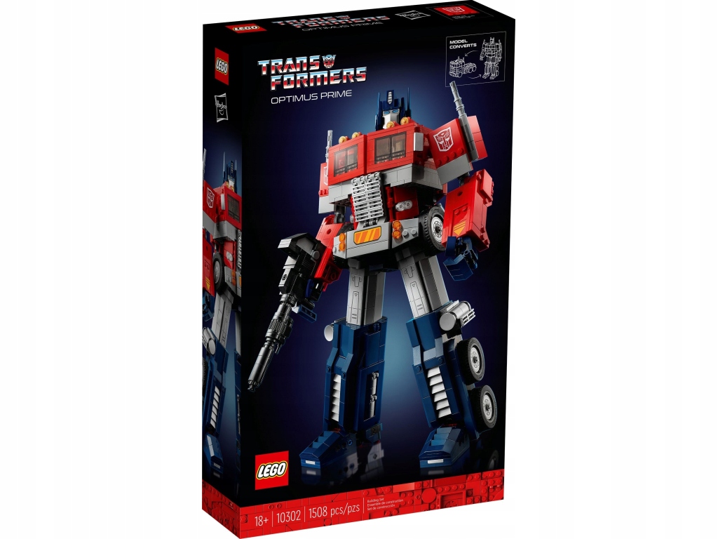 Lego 10302 Ikony Optimus Prime