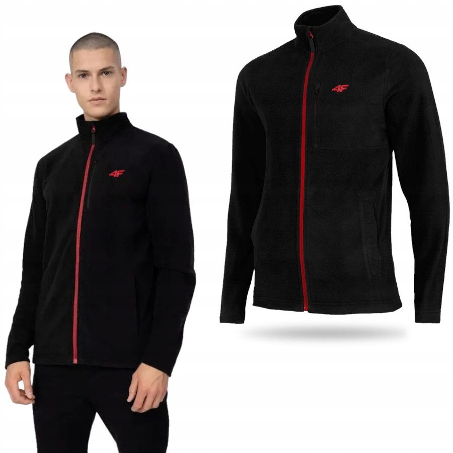 POLAR MĘSKI 4F BLUZA POLAROWA DRESOWA SPORTOWA