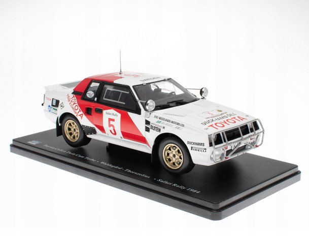Toyota Celica Twin Cam Turbo Waldegard Safari Rally 1984 1:24 Hachette