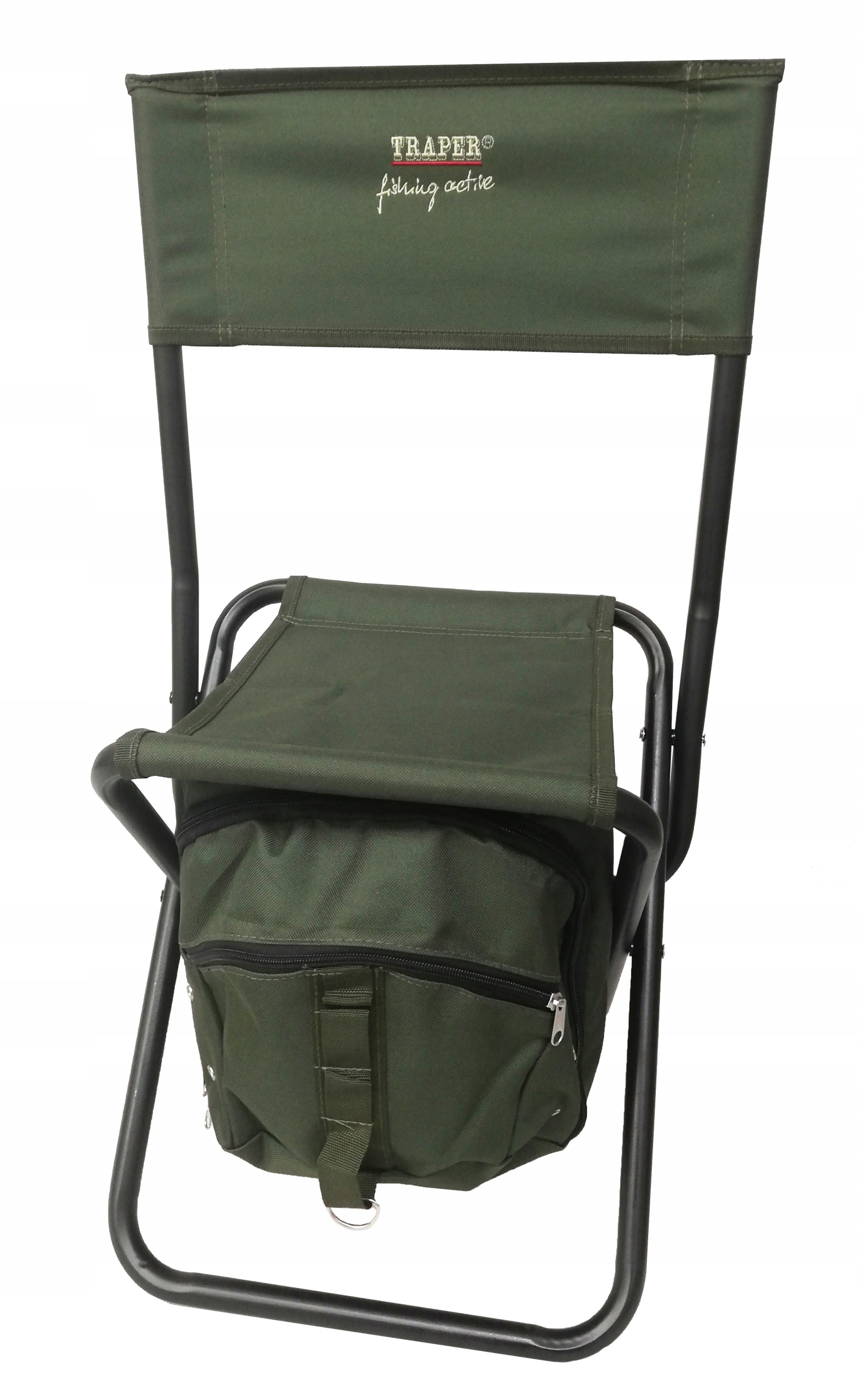 Krzesło Traper z torbą i oparciem