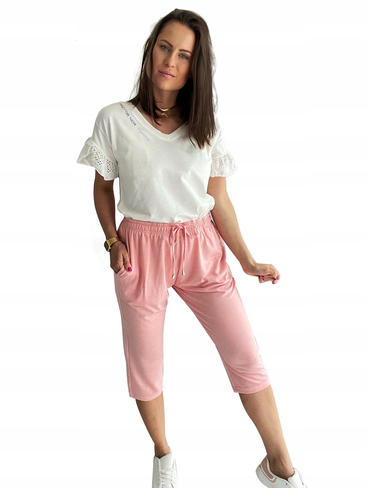 

Spodnie rybaczki legginsy 3/4 damskie kolory 3XL