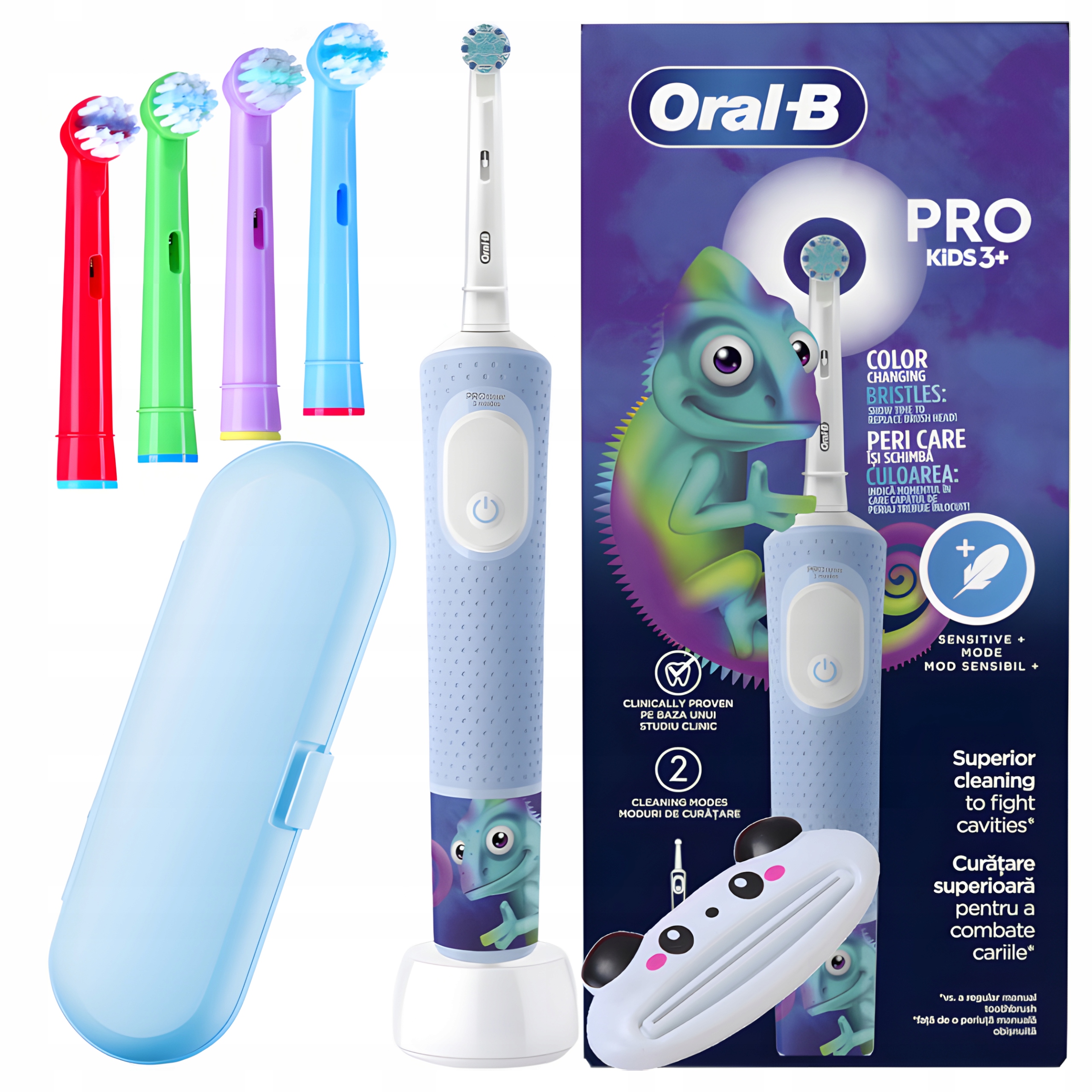 Szczoteczka Elektryczna dla Dzieci Oral-B Pro D103 Kids Kameleon Zestaw