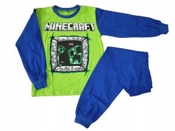 

Piżama bawełniana bluzka spodnie 134 Minecraft