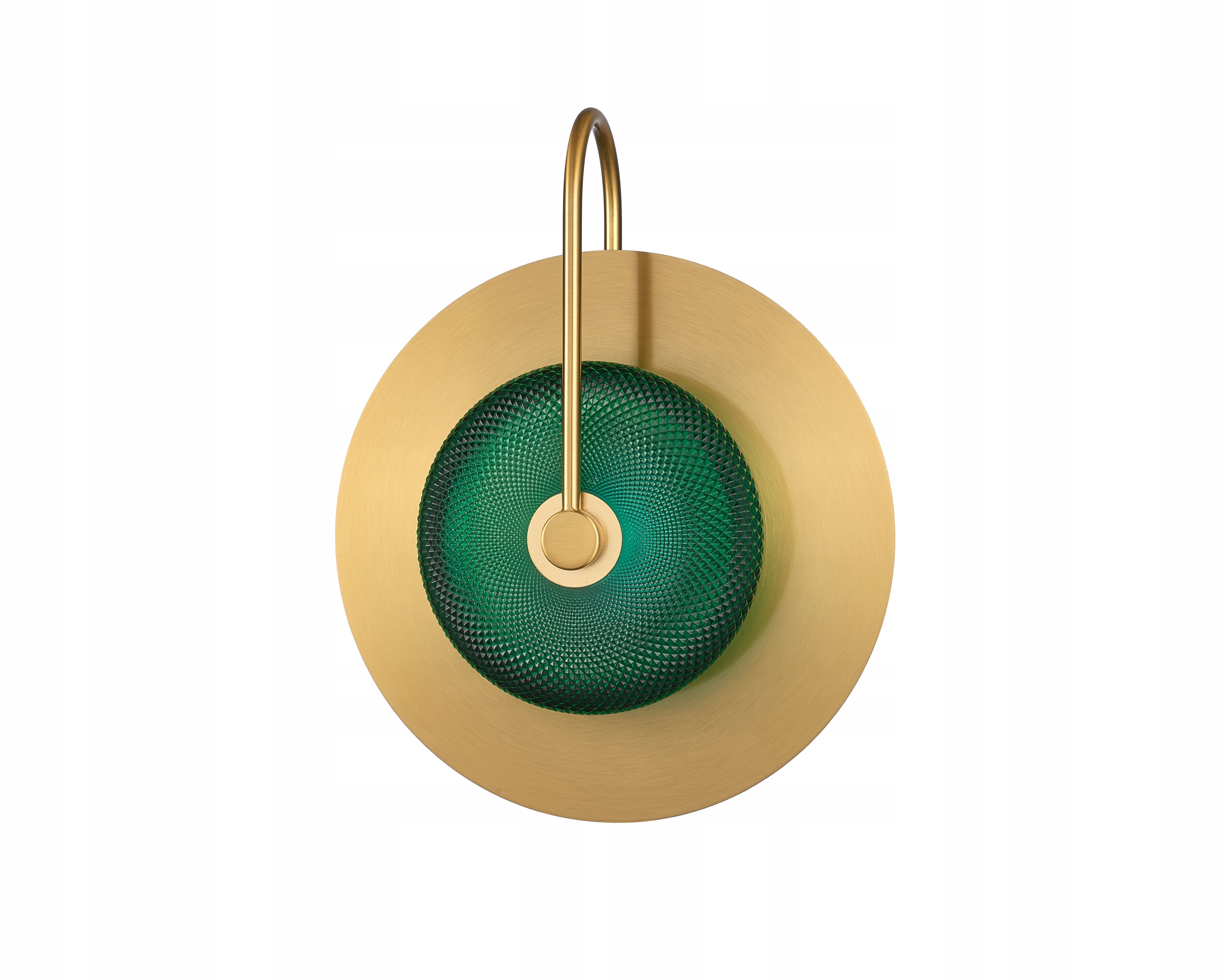Ojo Verde nástenná lampa 29 cm okrúhla Led 4 W, dekoratívna, moderná zlatá