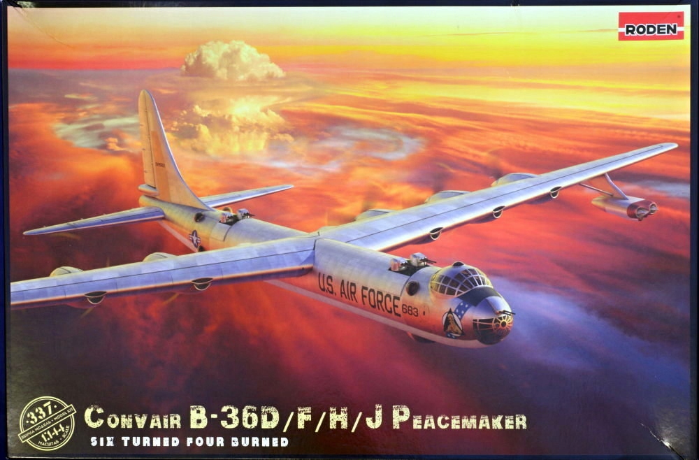 Convair B-36D/F/H/J Peacemaker (4x camo) Roden 337 1:144
