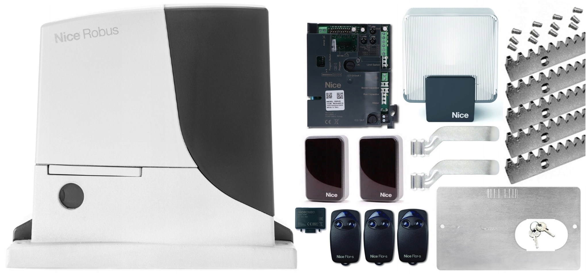 

Napęd do bramy przesuwnej Nice Robus 600