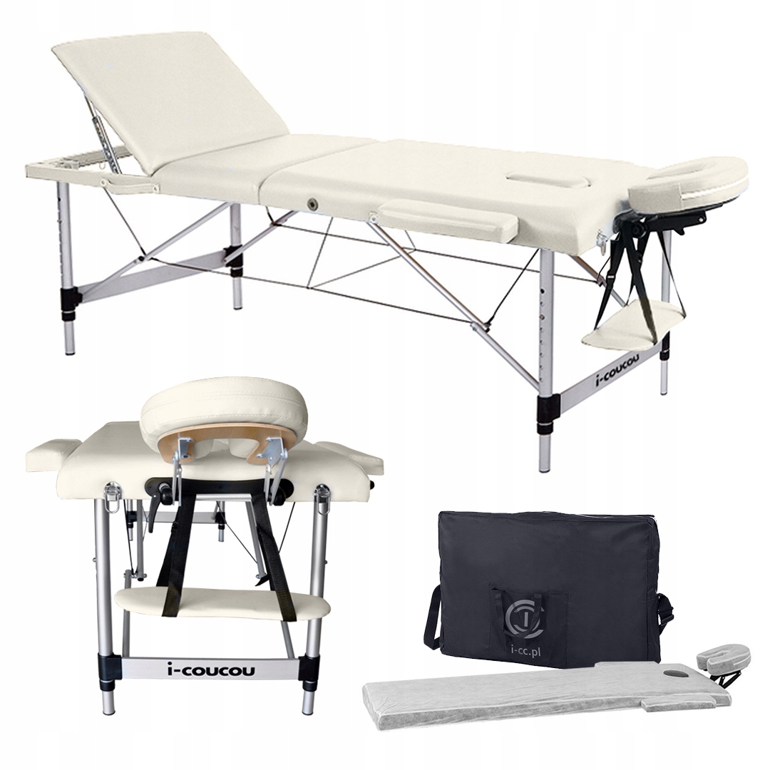 

Stół Masażu Aluminiowy Łóżko Prześcieradło 3 Seg