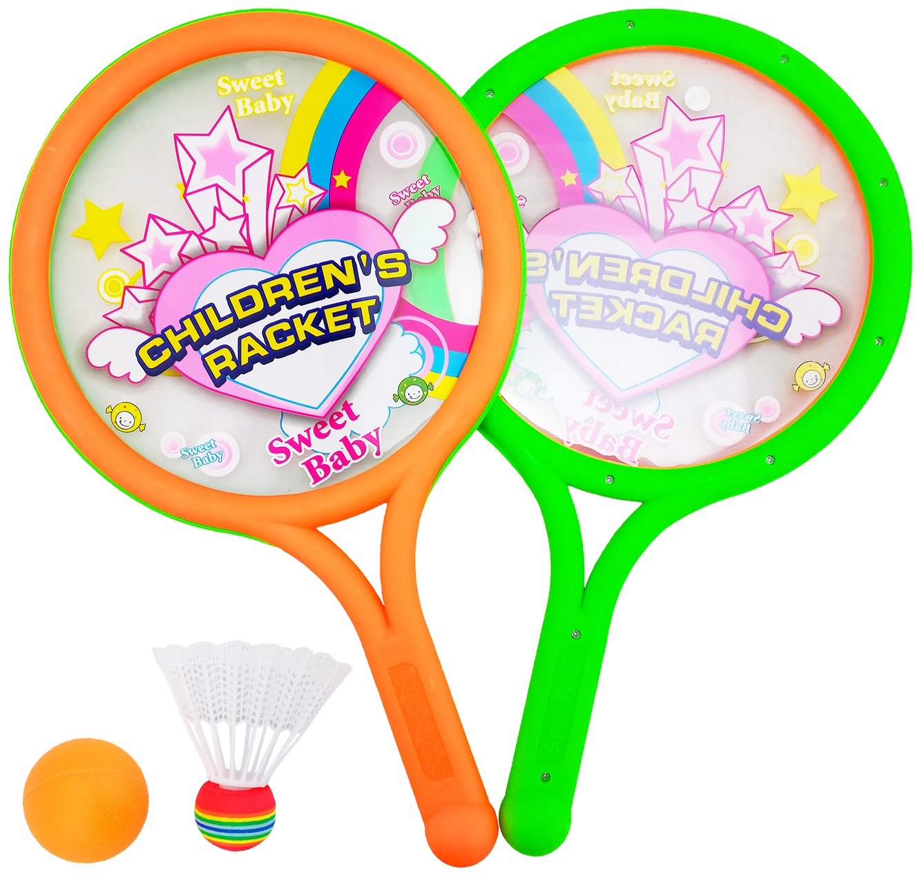 

Paletki Rakietki Lotka Piłka Badminton Gra Dzieci