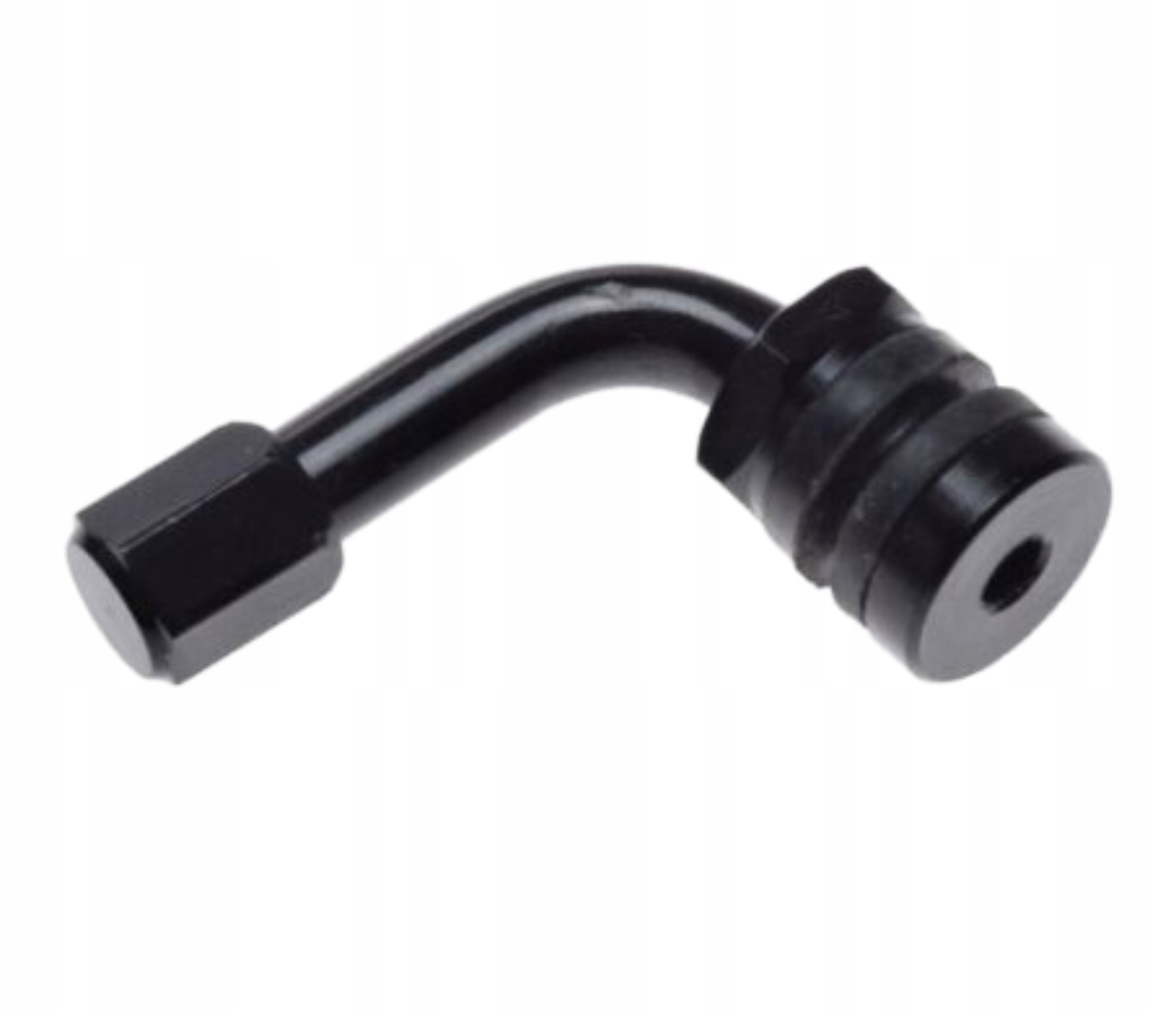 Wentyl Zawór Koła Felgi Kątowy Skręcany Łamany Czarny Skuter Motorower BL