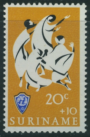 Suriname 20 + 10 cent. - Rotary , Pomoc