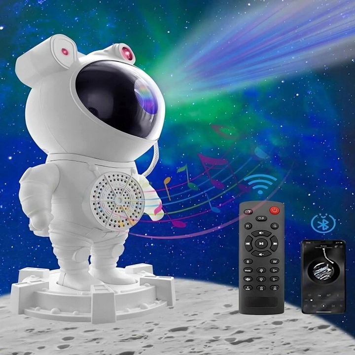 PROJEKTOR GWIAZD LAMPKA ASTRONAUTA Głośnik BLUETOOTH Kod producenta 5905398039319