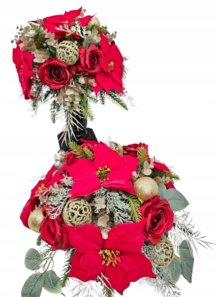 Vianočná kompozícia na hrob, vianočný komplet na cintorín všetkých svätých