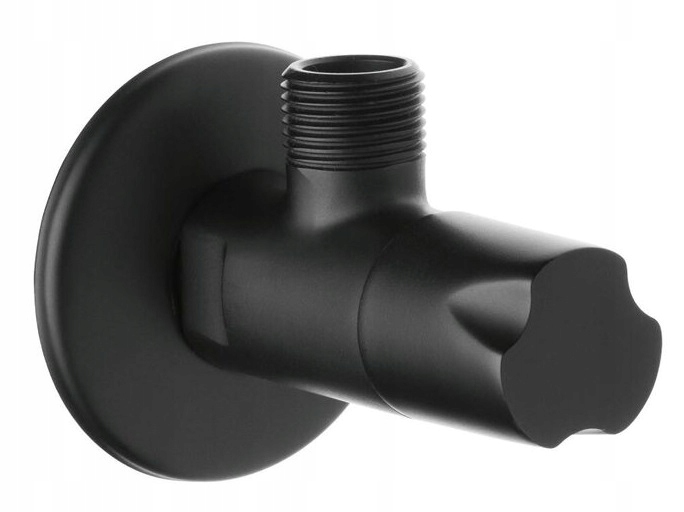 

Zawór Kulowy Kątowy Ceramiczny Czarny 1/2 X 1/2