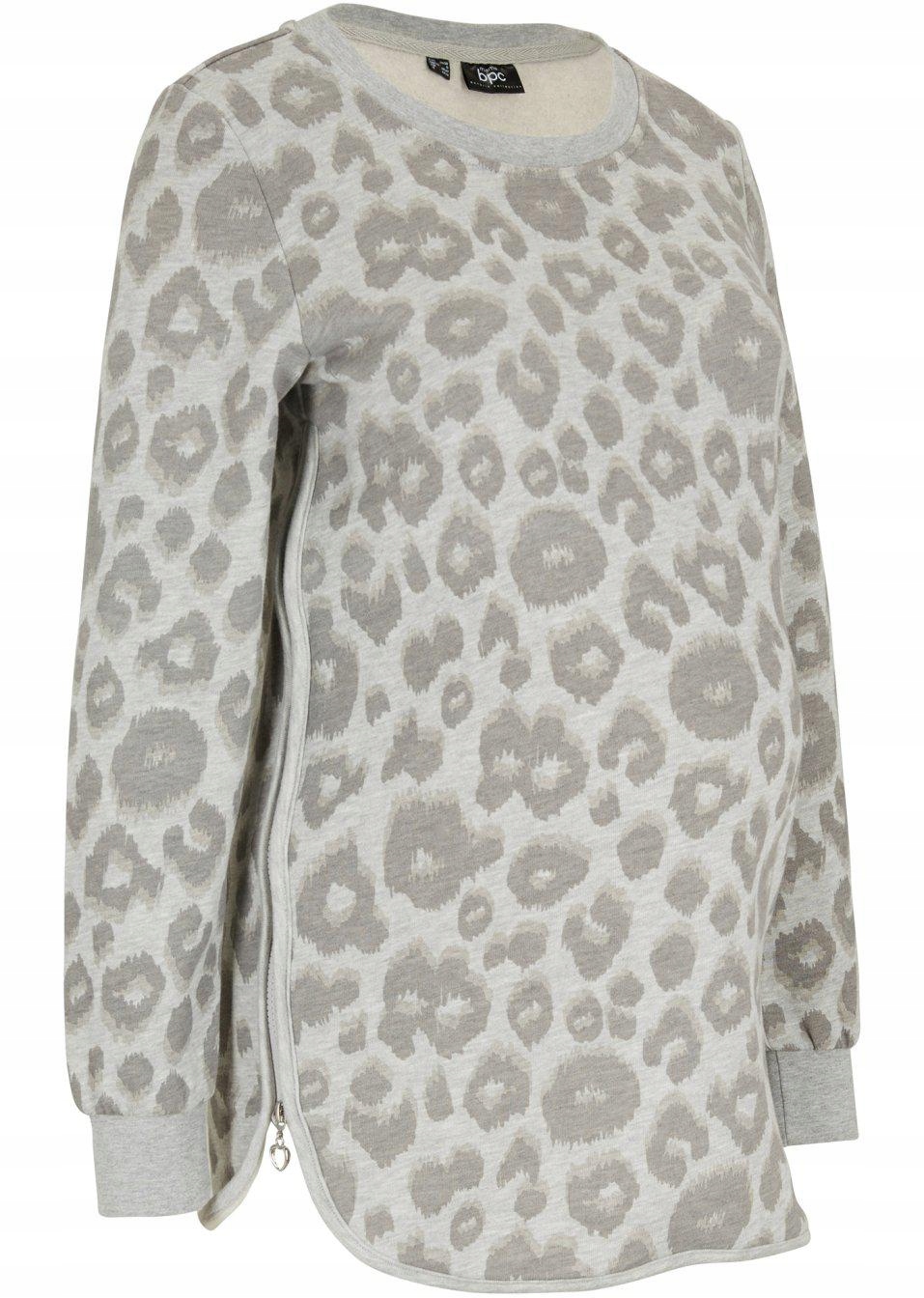 SZARA BLUZA W CĘTKI Bonprix S30 38 Rozmiar 38