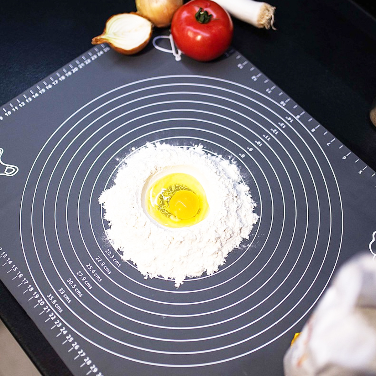 STOLNICA SILIKONOWA MATA KUCHENNA Z MIARAMI DUŻA 30x50 DO CIASTA PIZZY 1623 Rodzaj stolnica