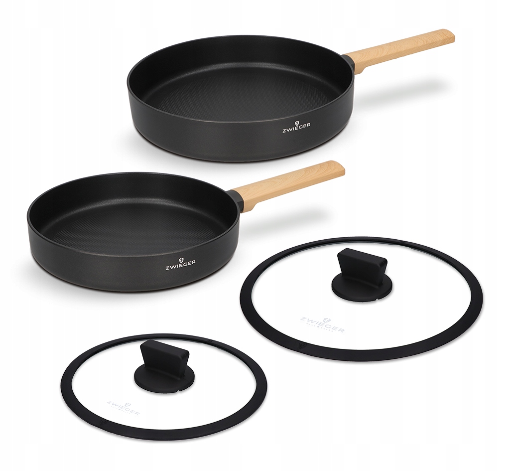 Zestaw patelni i pokrywek 4 el. Norven Zwieger