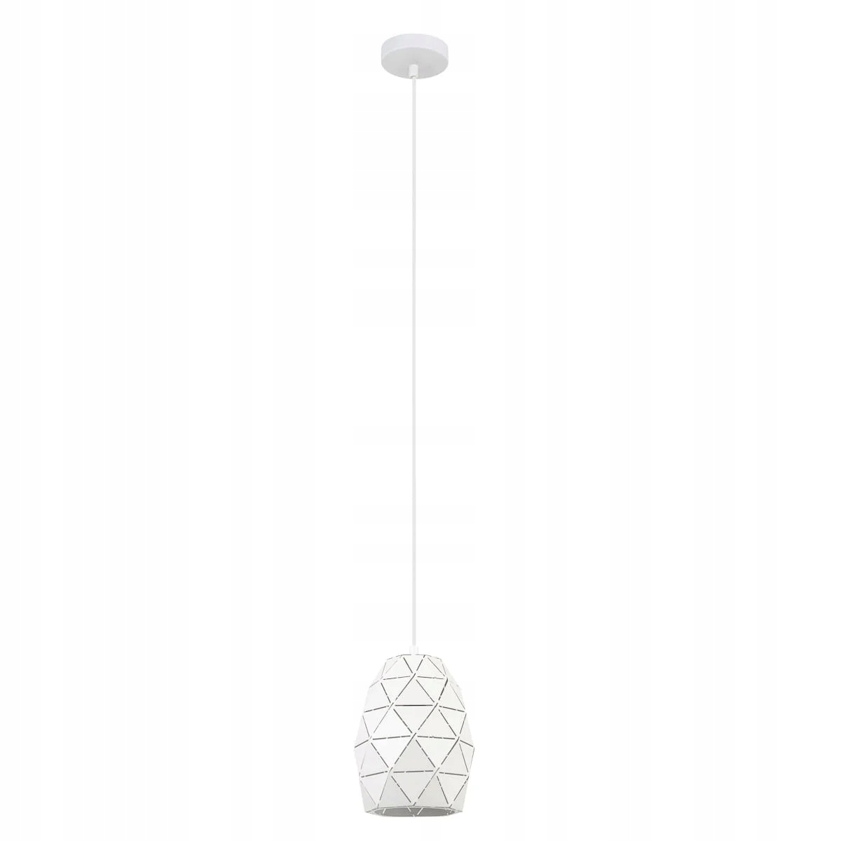 Bílá závěsná lampa do obývacího pokoje, jídelny, nad stůl, barový ostrov Italux