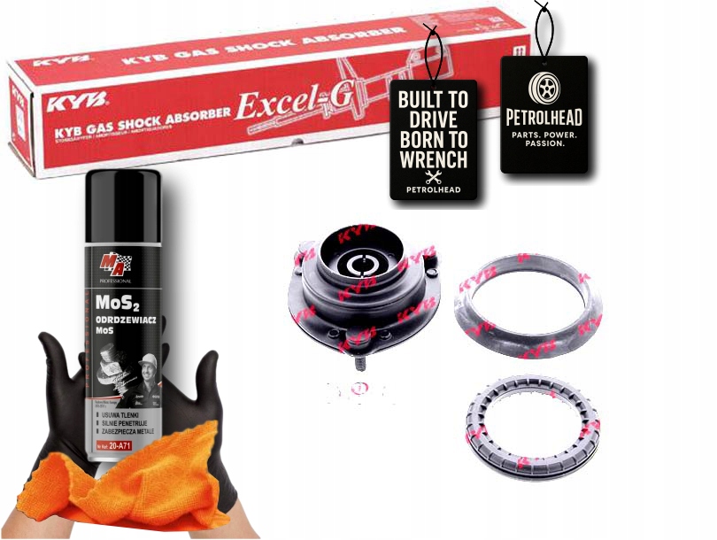 Polštář Tlumiče Přední L/p Saab 9-3 2.0 2.2D 2.3 #Petrolhead Pro+ Kit1