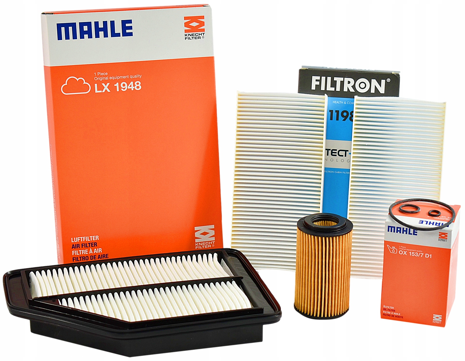 Knecht Kompletní Sada Filtrů Honda Fr-v Cr-v II 2.2 cdti 140KM