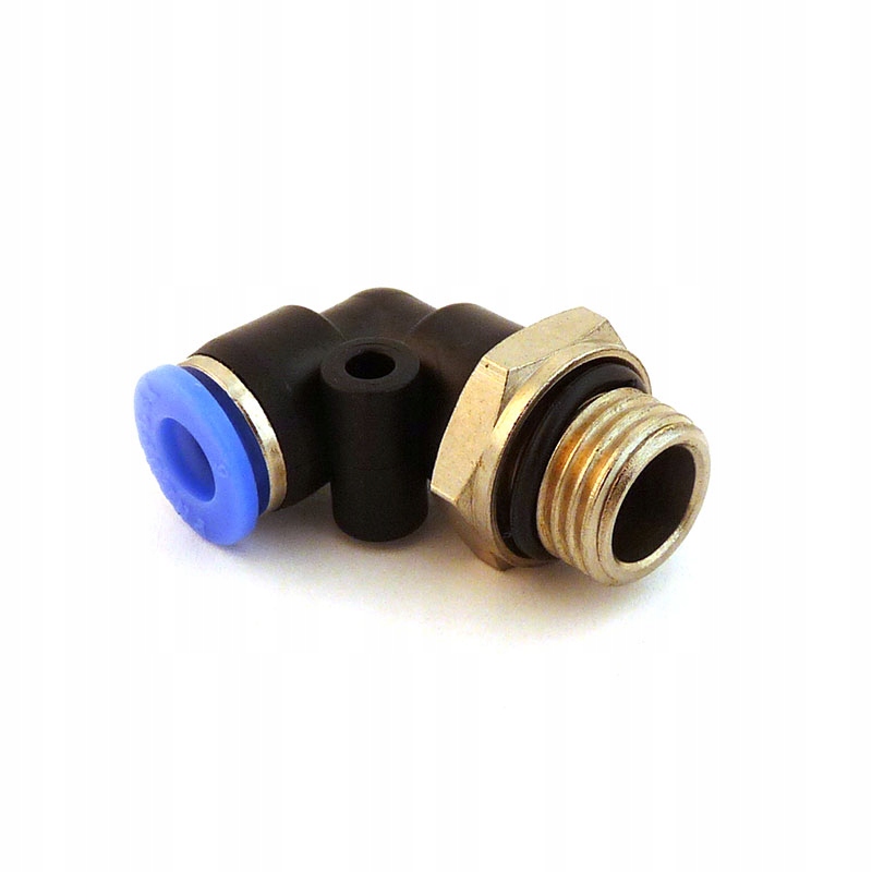 

Złączka wtykowa kątowa wąż 8mm gwint 1/4" ca