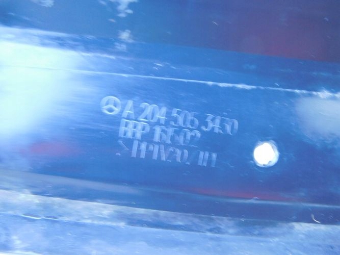MERCEDES W204 204 C-KLASA LUFTANSAUGKANAL