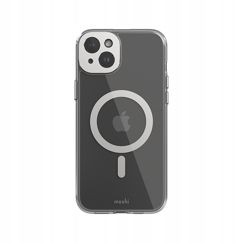 Moshi iGlaze MagSafe Pouzdro pro iPhone 15 Plus (Luna Silver)