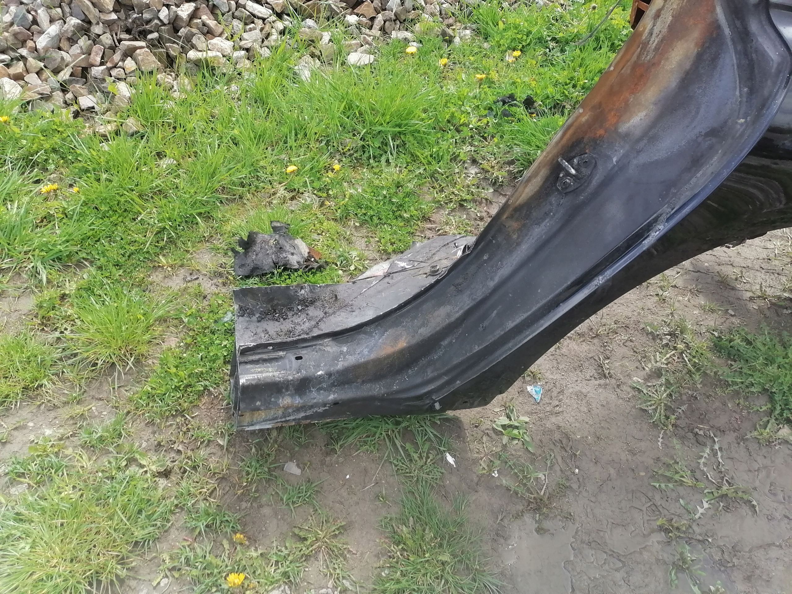 quarter left left rear part Audi a6 c8 sedan