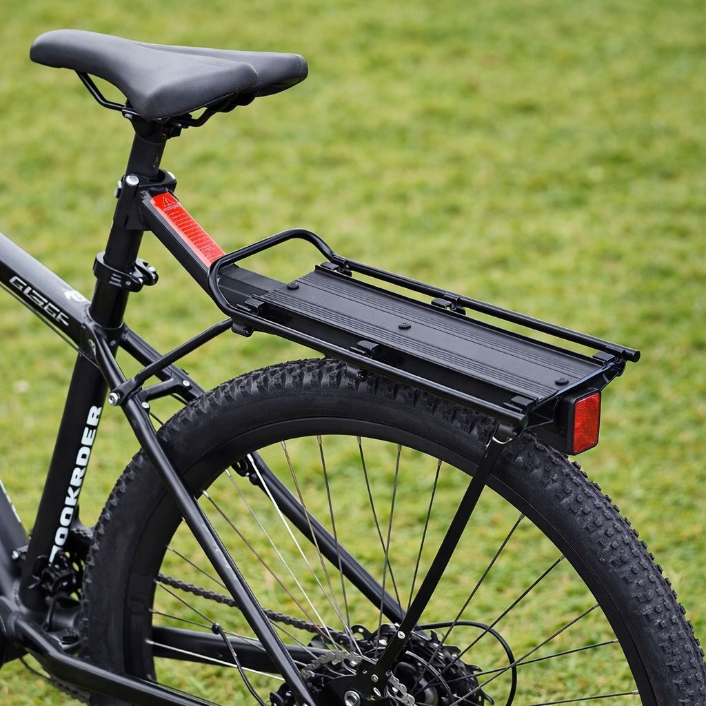 BAGAŻNIK ROWEROWY TYLNY TURYSTYCZNY ALUMINIOWY UNIWERSALNY NA ROWER 9kg Marka bez marki
