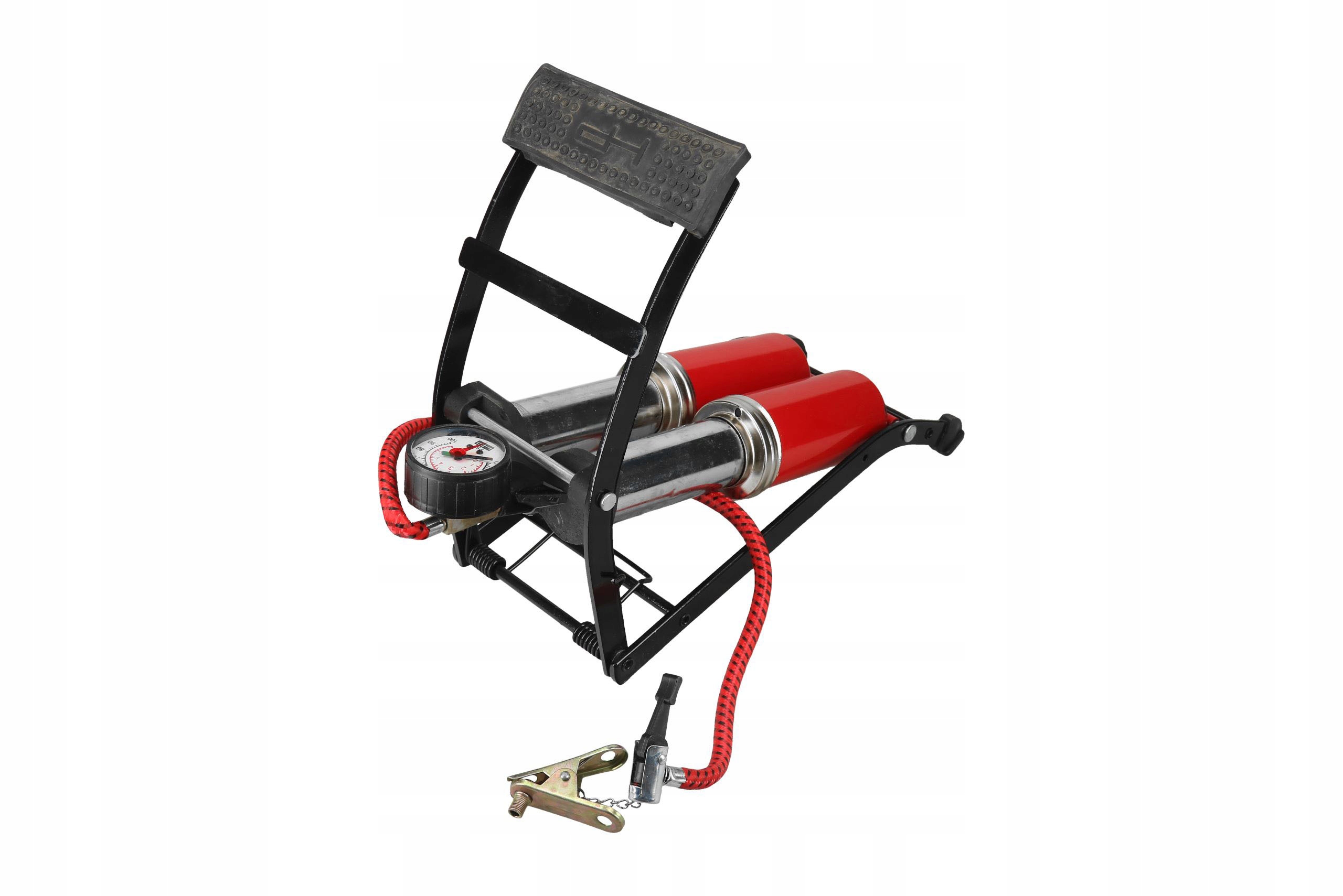 Pompka nożna dwu tłokowa z manometrem Producent JMT