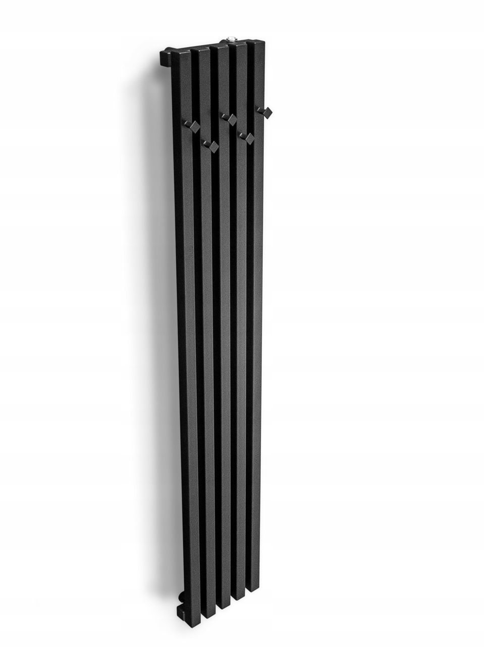 

150x24 wąski wieszak grzejnik Esto grafit czarny