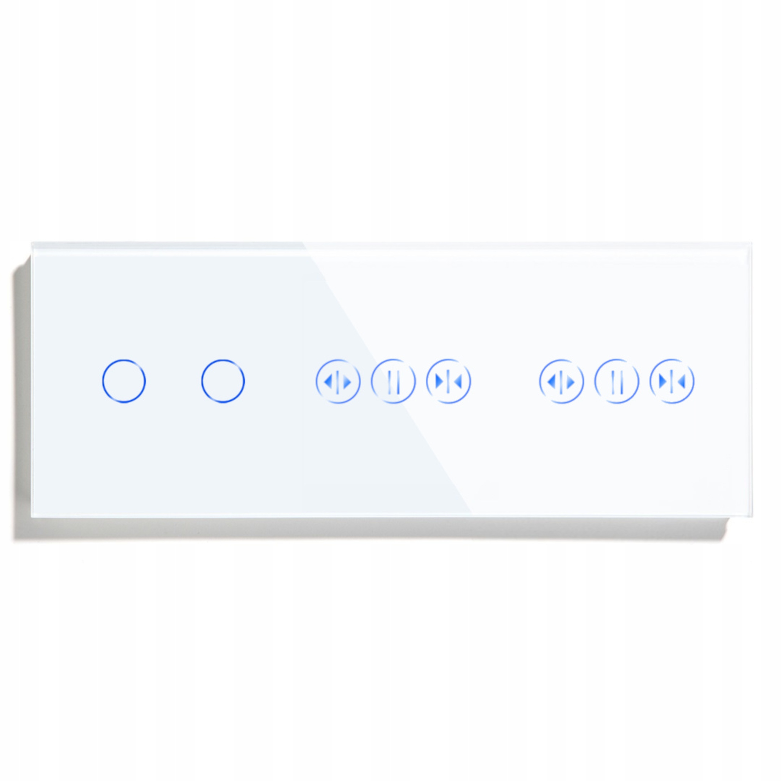 Dvojitý Dotykový Vypínač Svetla 2x Ovládač Rolet Wifi Tuya