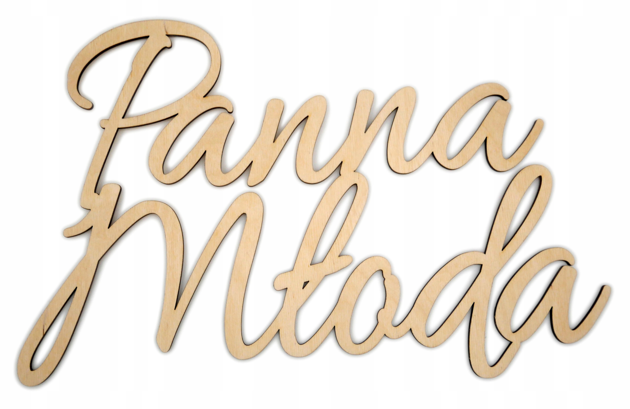 

Panna Młoda Napis Na Ściankę Krzesła Ślub Deko