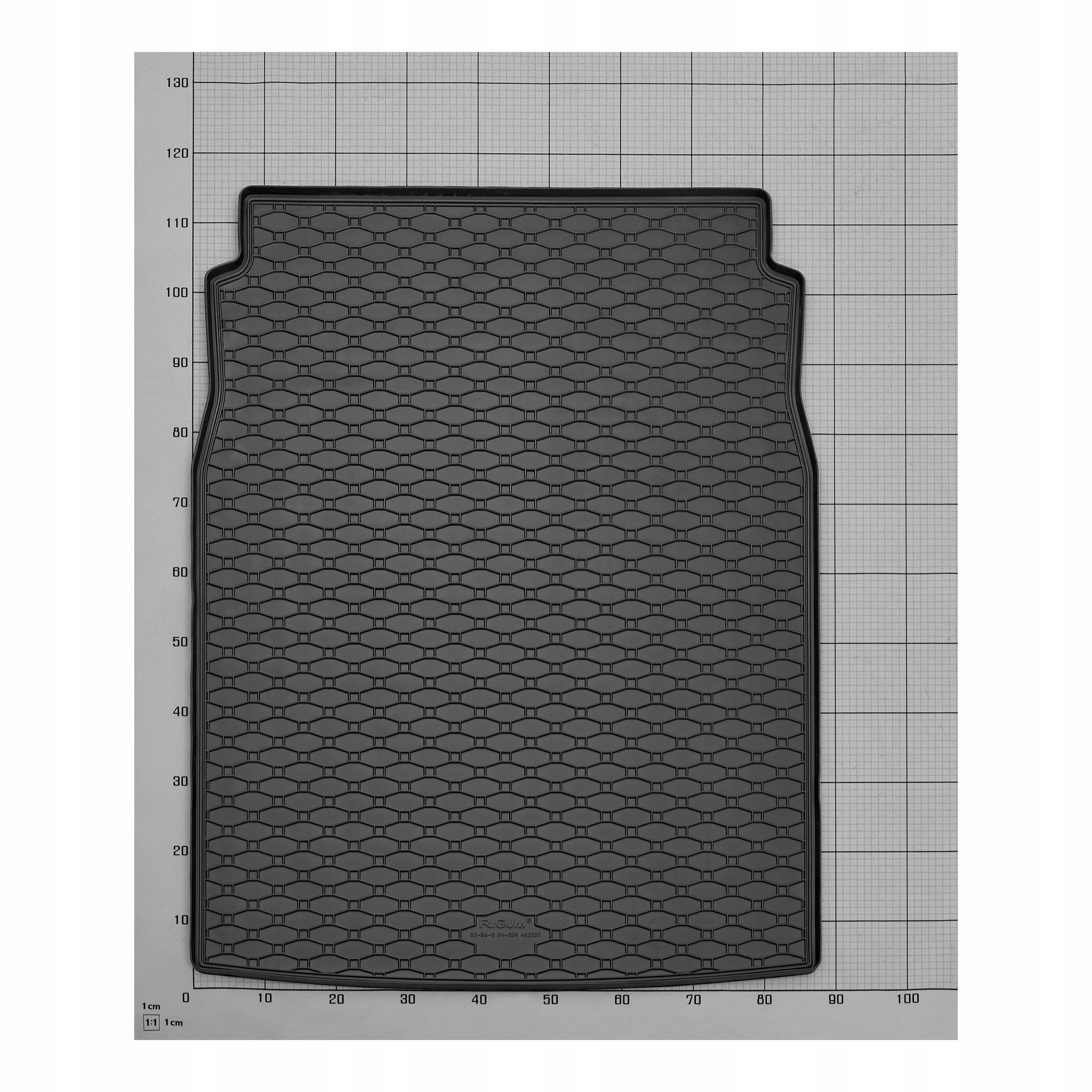 Zestaw dywaników do BMW 5 E60 Sedan od 2004 do 2010 Materiał guma